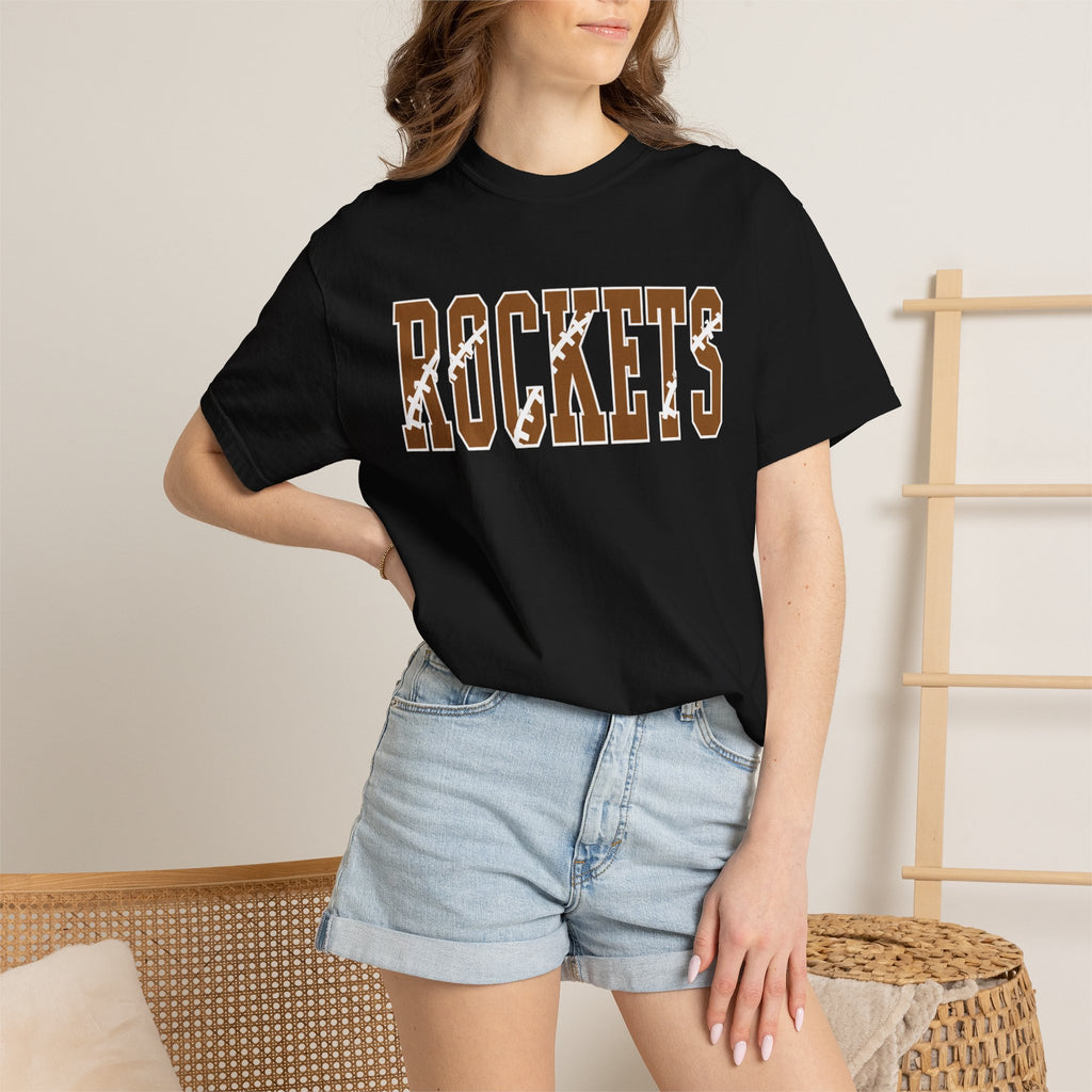 Rockets Football Text T-Shirt